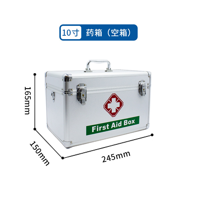 Family aluminum alloy emergency storage box, household portable first aid kit set, outdoor metal portable storage box Application Scenario