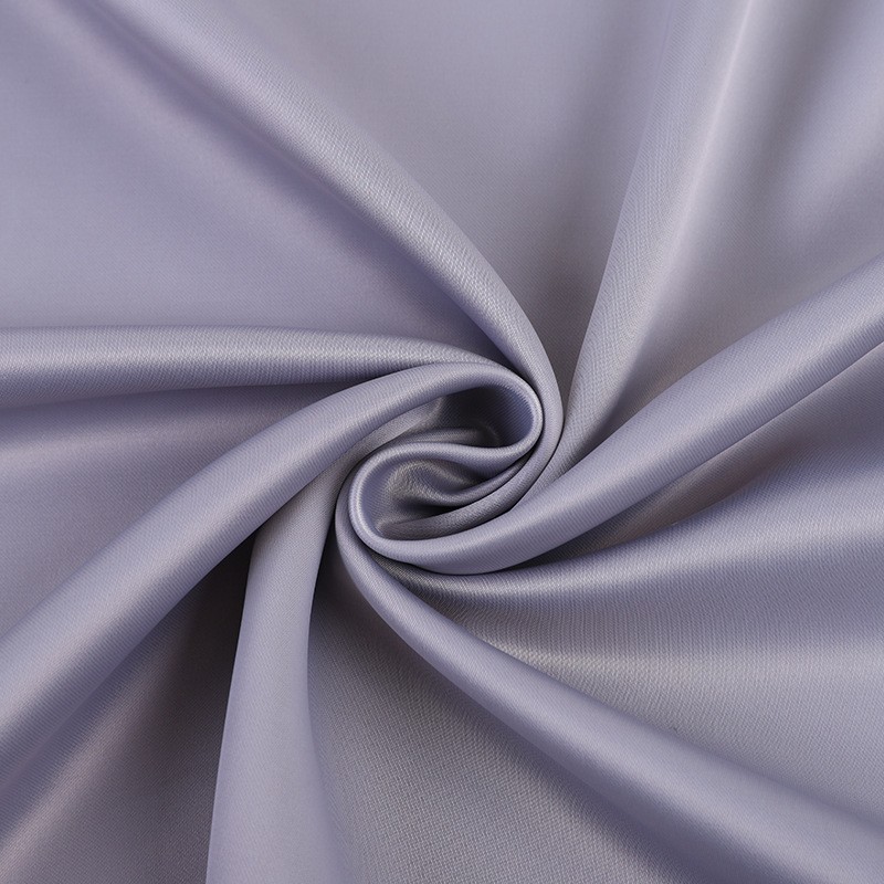 现货弹力全涤醋酸面料春秋冬外套婚纱礼服宫廷汉服素色色丁布料