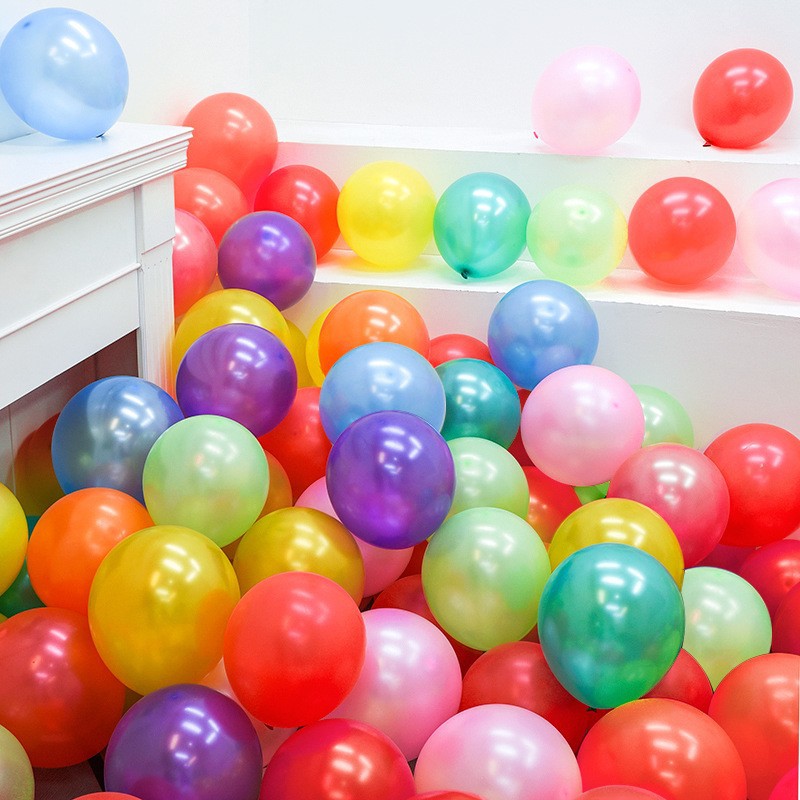 2.2-gram 10-inch matte latex balloons, pearlescent balloons, wedding balloons, party decorations, macarons, arch doors, wedding Specification image