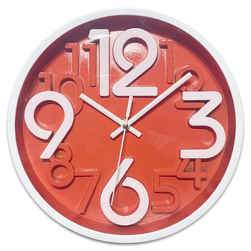 三维立体数字挂钟居家客厅墙上挂钟创意现代简约时钟表石英钟挂鐘
