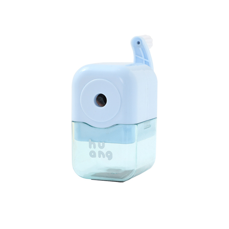 Primary school student stationery: macaron-colored hand-cranked pencil sharpener, pencil sharpener, children's automatic lead shaver, pencil sharpener Item Picture