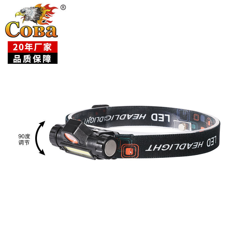 Cross-border 3030+COB multi-functional strong headlight with built-in 14500 lithium battery, outdoor USB direct charging work light Application Scenario