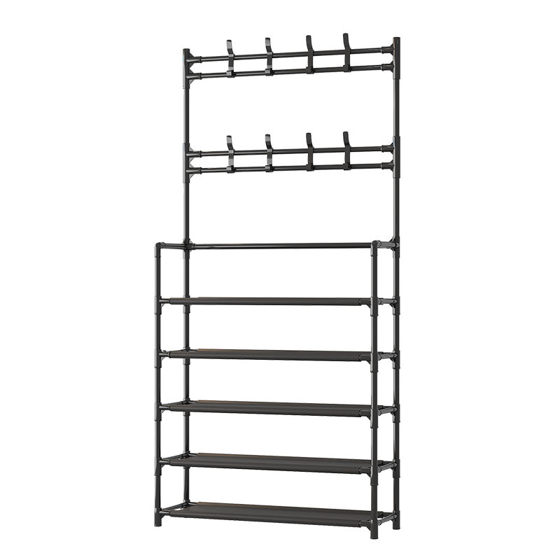 TEMU's best-selling in-stock dropshipping clothes hangers, bedroom floor-standing multi-functional coat racks, and home door assembly shoe racks Item Picture