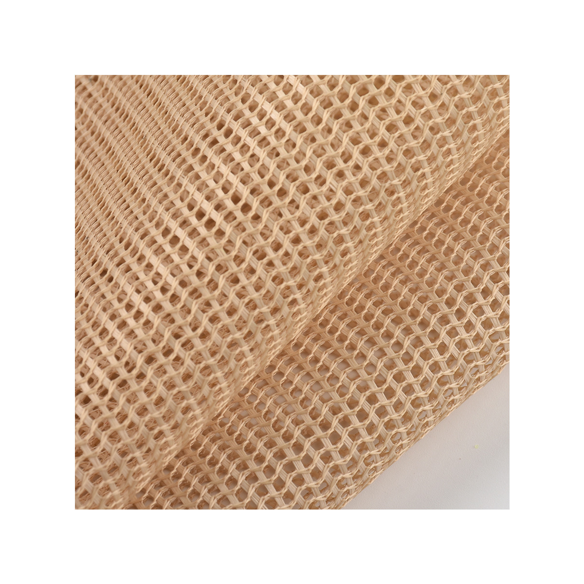 Wholesale of 012-6 polyester thickened cap mesh fabric for luggage, shoes, handbags, baseball caps and breathable mesh fabric Application Scenario