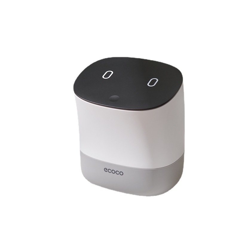 Desktop trash can with lid, bedroom dining table, mini home living room coffee table, small garbage box, office wastebasket Item Picture