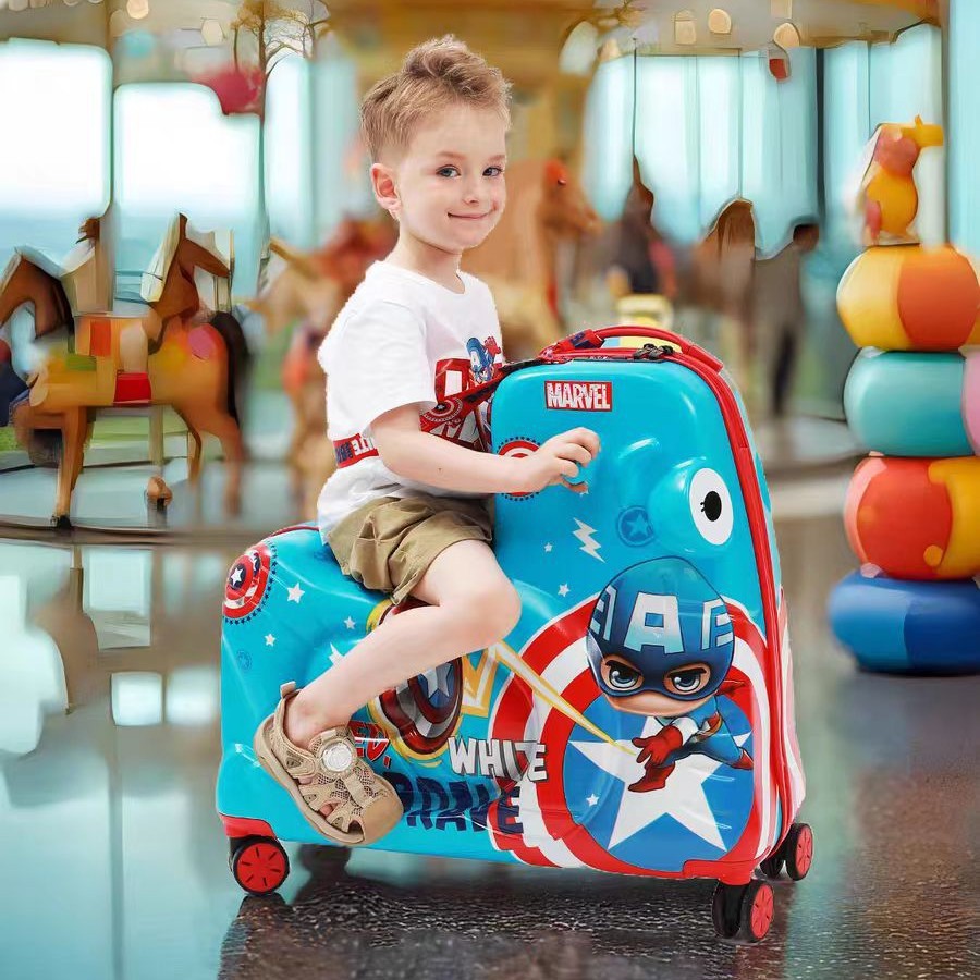 Maleta niños trolley case troyano cartoon travel case baby case embarque engrosado niños trolley case Specification image