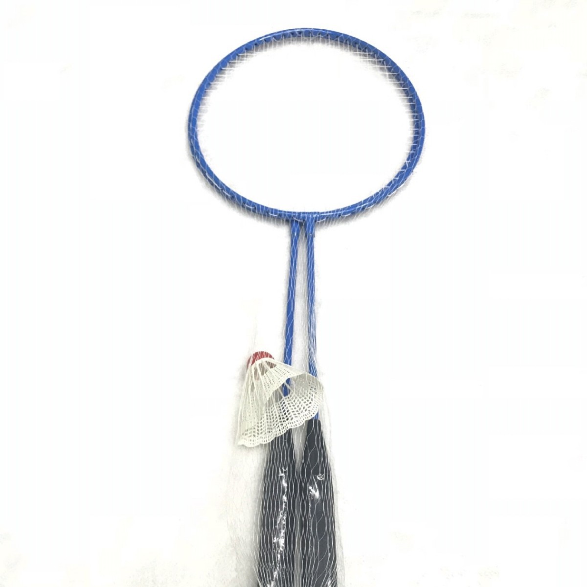 Factory direct sales of badminton racket sets made of iron alloy, two rackets and one ball, in stock, quick delivery, one-piece consignment details Picture