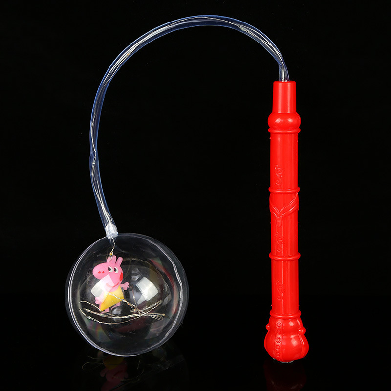 2018 New style of luminous hand-held bounball, hand-held lantern, luminous round ball, limited-time promotion, hand-held ball, glittering round ball Specification image