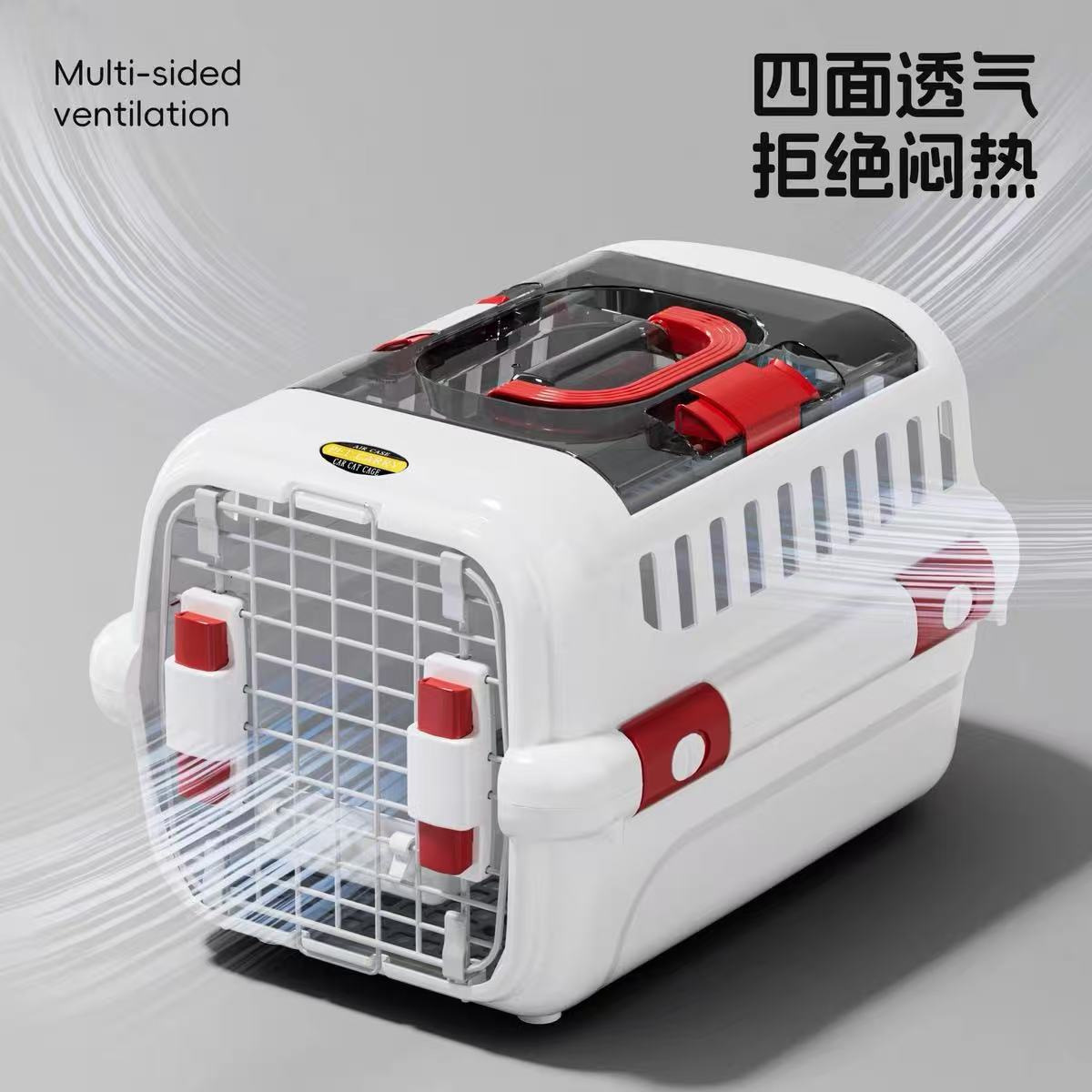 Cross-border pet aviation box, cat bag, dog cage, going out bag, Air China General large all-season universal dog house