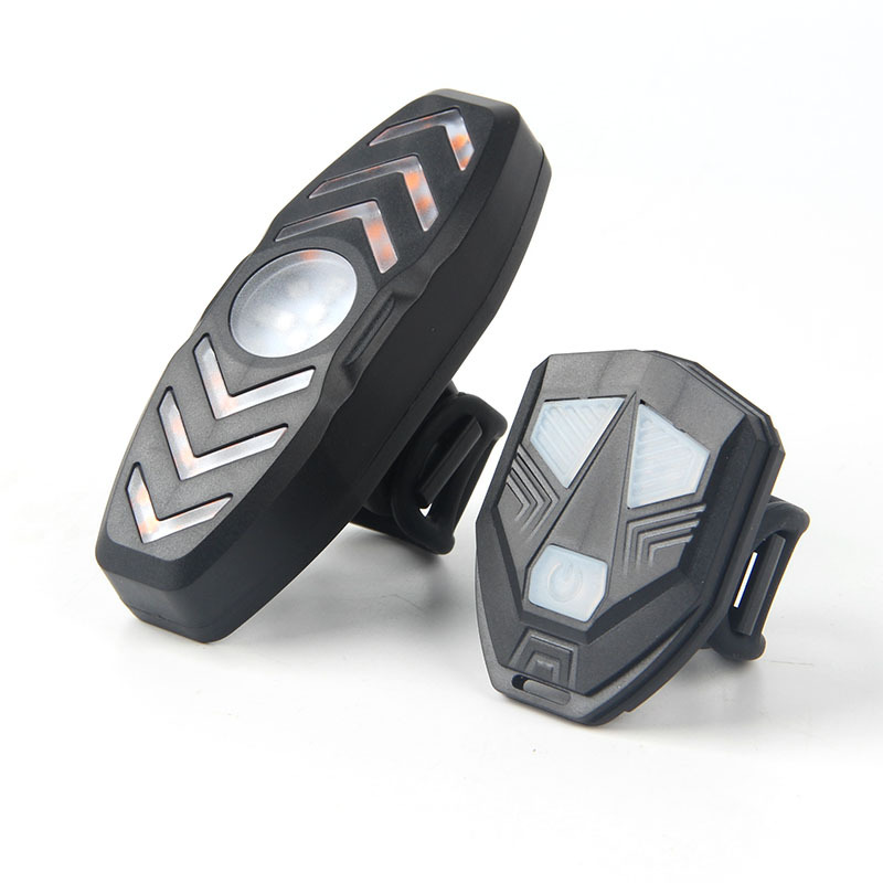 自行车转向尾灯夜骑转向灯山地自行车尾灯警示灯骑行装备新品跨境