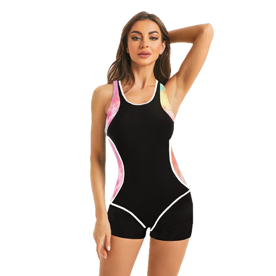 New multi-color one-piece swimming suits for women's swimming pools, slimming sports and racing suits for women's export from Europe and America Item Picture
