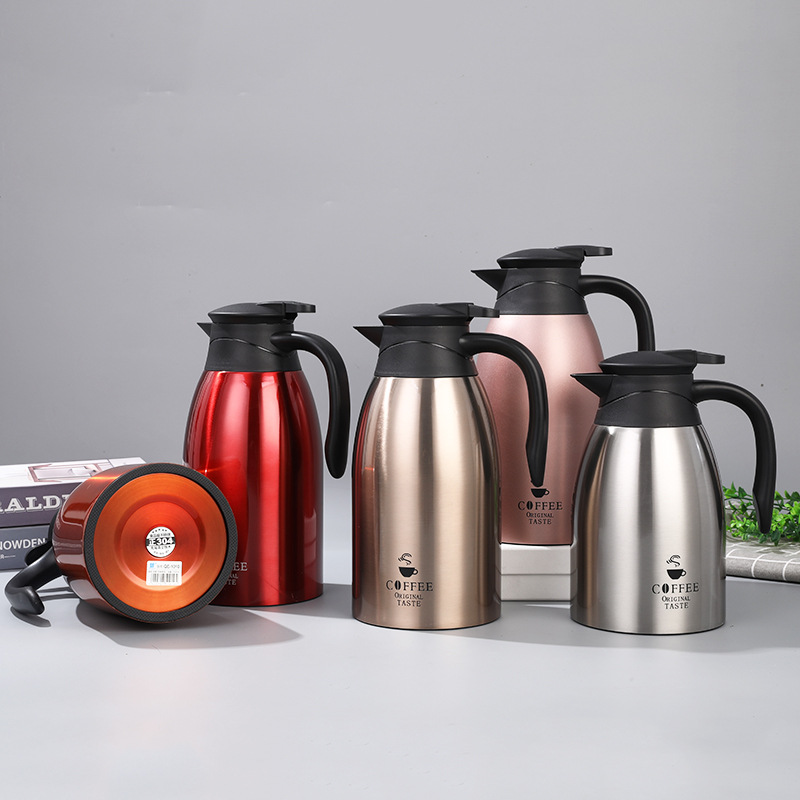 Wholesale of 1.5L/2.0L large-capacity stainless steel insulated kettles, portable household student kettles and hot water kettles from the manufacturer details Picture