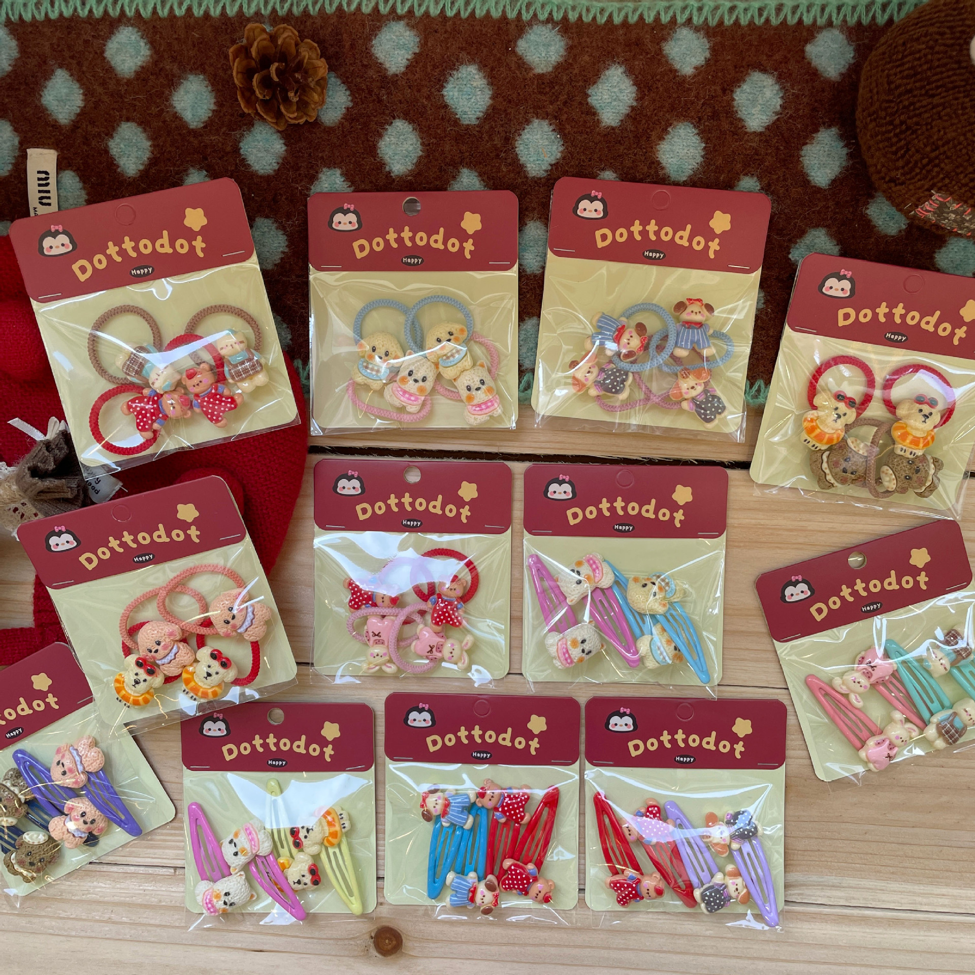 Nueva versión coreana de dibujos animados cachorros niños horquilla cute bunny doncella dulce franja lateral croqueta cabeza bb clip