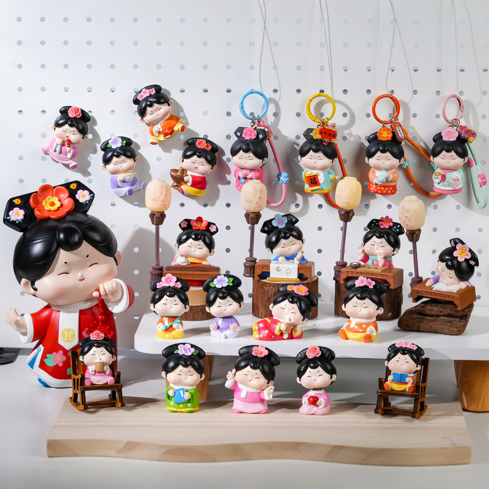 The Sugar Princess series of resin handicrafts, ancient-style desktop decorative items, and various cute and fun doll figurines