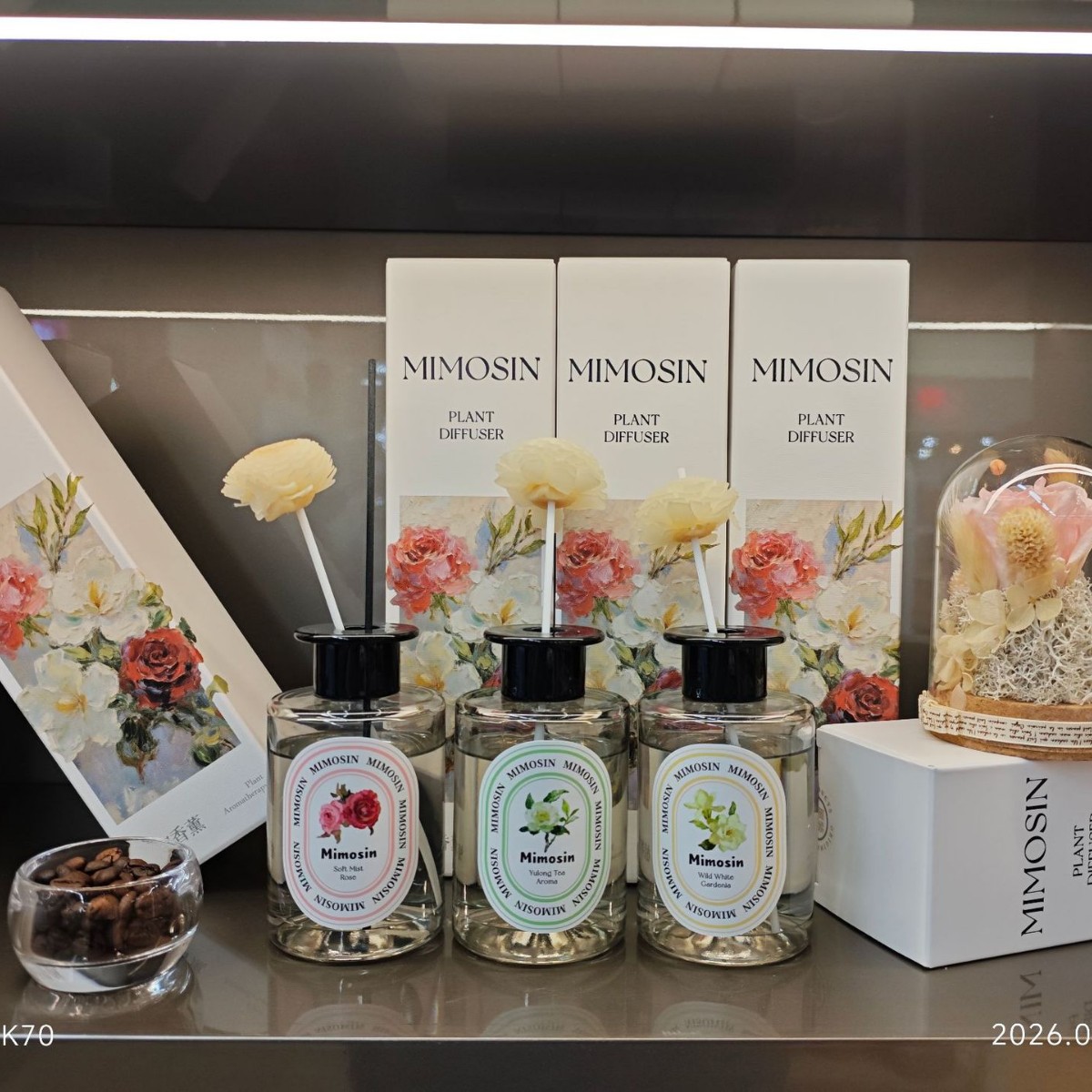 蜜茉诗莫奈系列植物香薰玫瑰栀子花玉龙茶香卧室高级感持久留香薰