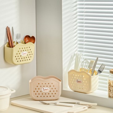 New 筷笼 plastic multi-functional kitchen chopsticks, kitchen cutlery cage in stock wholesale, household storage chopstick cage