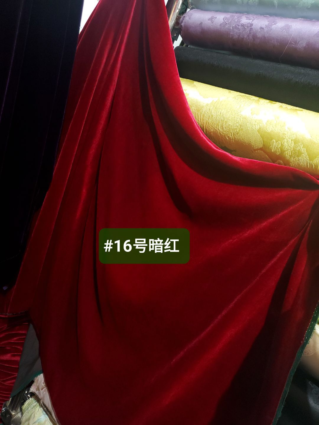 Hangzhou Tianxia Silk: Silk Velvet Autumn and Winter Silk Velvet, Silk fabric Fashion, Silk Golden velvet Item Picture