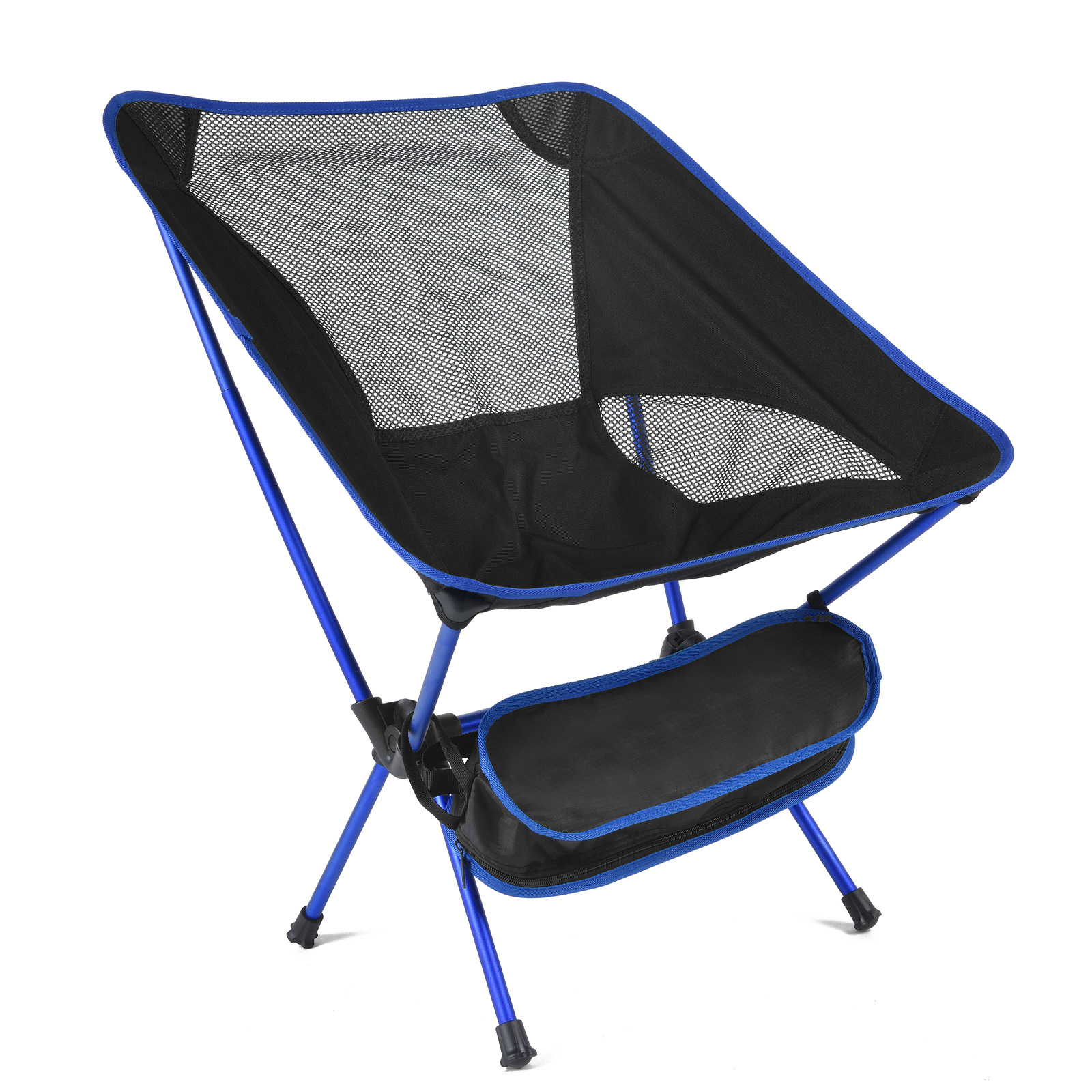 Cross-border outdoor moon chair, camping folding chair, portable leisure backrest chair, ultra-light aluminum alloy folding chair details Picture