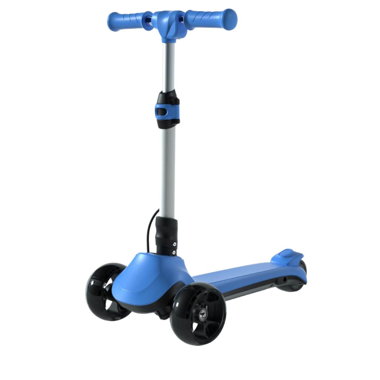 Cross-border bestsellers: 3-8-year-old children's scooter, foldable and liftable electric three-wheeled scooter, lithium battery yo-yo Item Picture