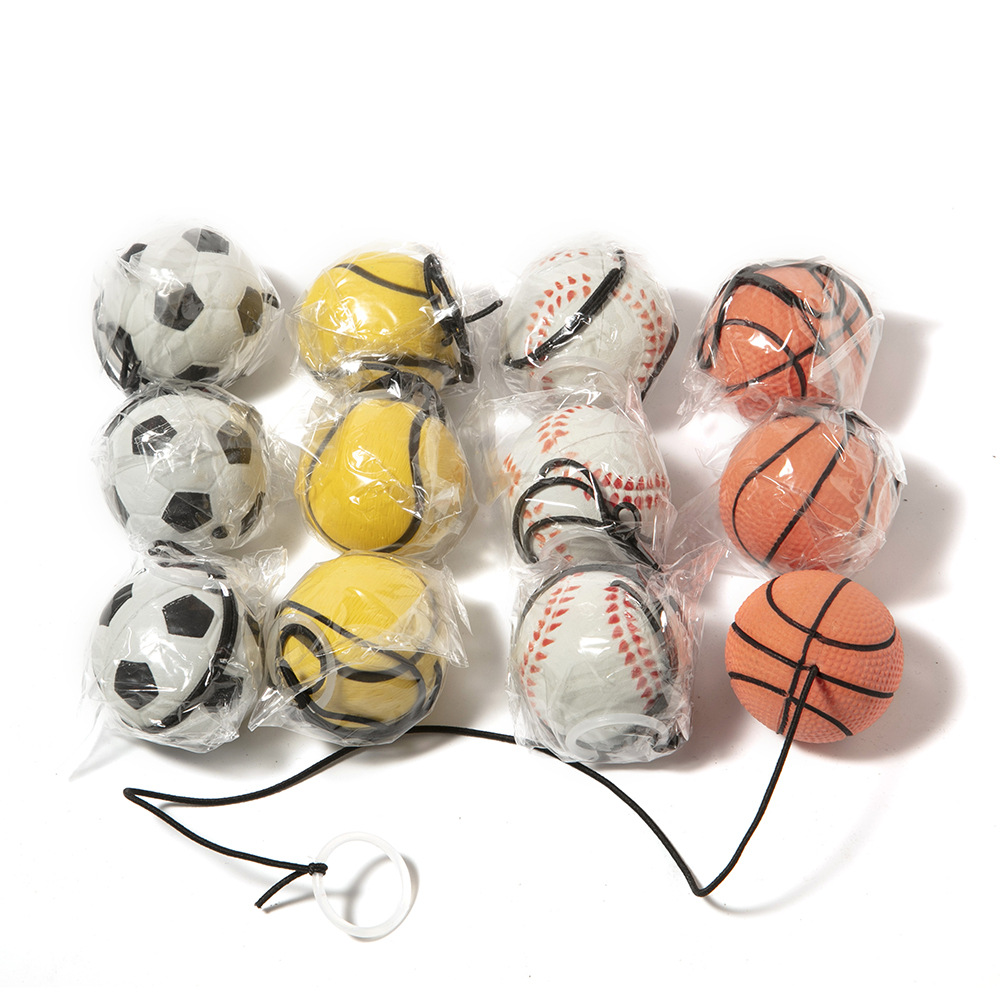 40mm47mm橡胶发泡实心手指圈弹力球创意新款手指回力甩甩球