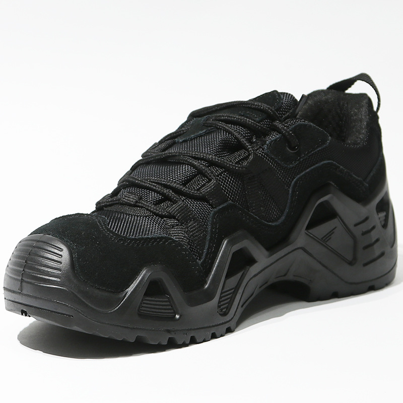 Manufacturer's men's boots, men's outdoor combat boots, waterproof tactical boots, hiking boots, special training cycling boots, fishing boots details Picture