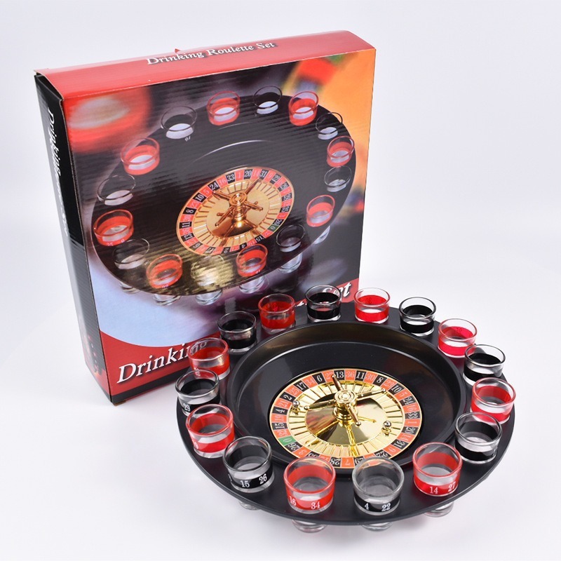 16-cup Russian turntable wine set, game tray, KTV party game manufacturer wholesale Application Scenario