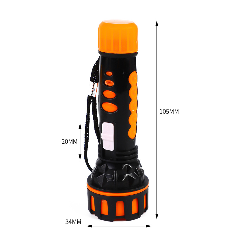 Portable mini household flashlight for children, gift LED outdoor keychain, carrying creative flashlight Specification image