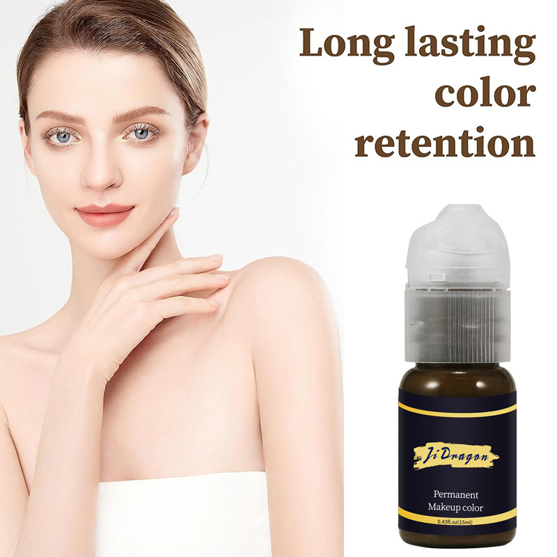 shanilak export tattoo color lotion, Jilong 6th generation plant extract color liquid machine, line eyebrow contour hair color material factory, logo post Application Scenario