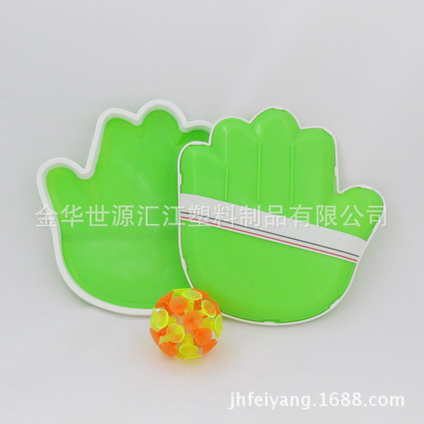 厂家直供手掌拍吸盘球  闪光吸球 儿童户外活动发光玩具球产品图