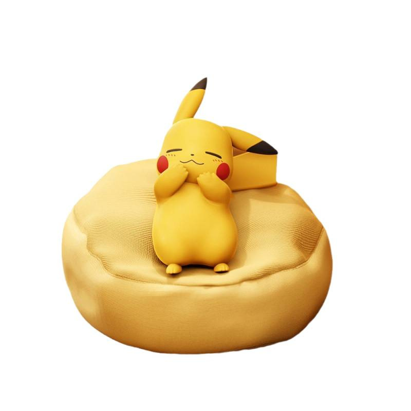Official Pokemon Leisure Time series Sleeping Position Pikachu Mu Mu Xiao trendy cartoon figurine gift Item Picture
