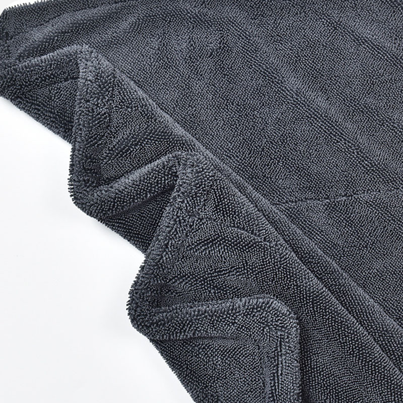 小辫子吸水毛巾擦车巾加捻双层洗车毛巾双面加厚全面布抹布代发细节图