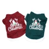 Factory direct sales of pet clothing, dog autumn and winter warm fleece, festival wear, Christmas style, snowman, elk Item Picture