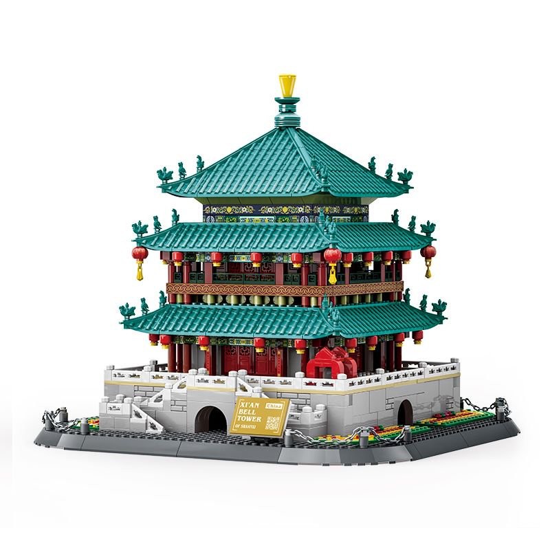 玩具/布鲁可/世界杯/积木/积木大型白底实物图