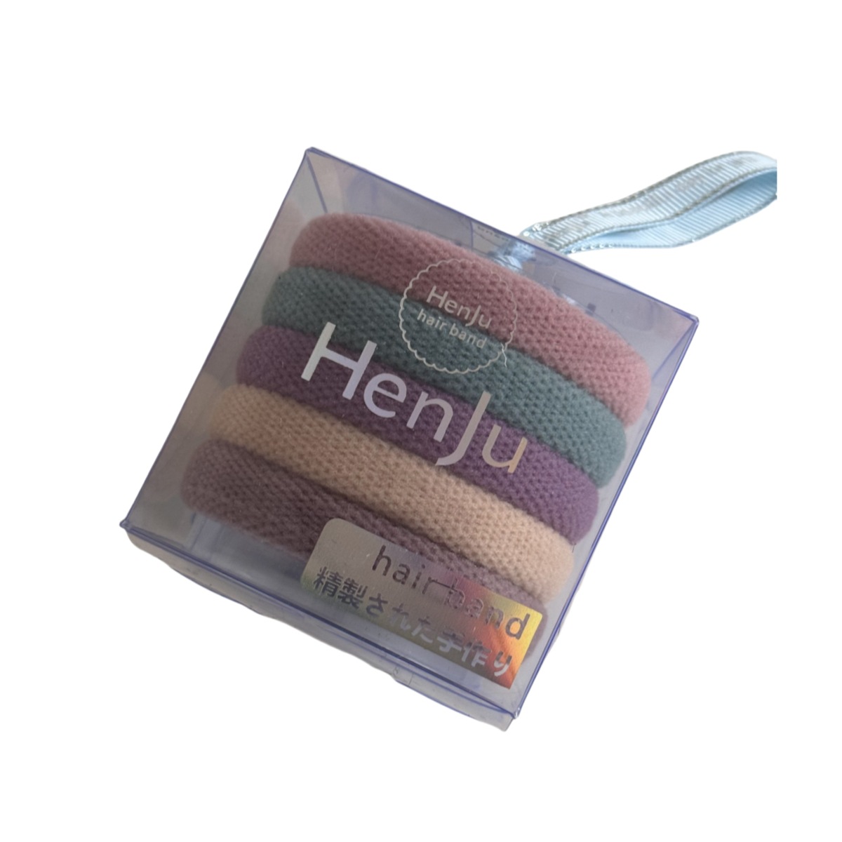 5 box-packed high-elasticity seamless leather band women's hair band headwear that won't damage hair and leave no marks. New hair tie Item Picture