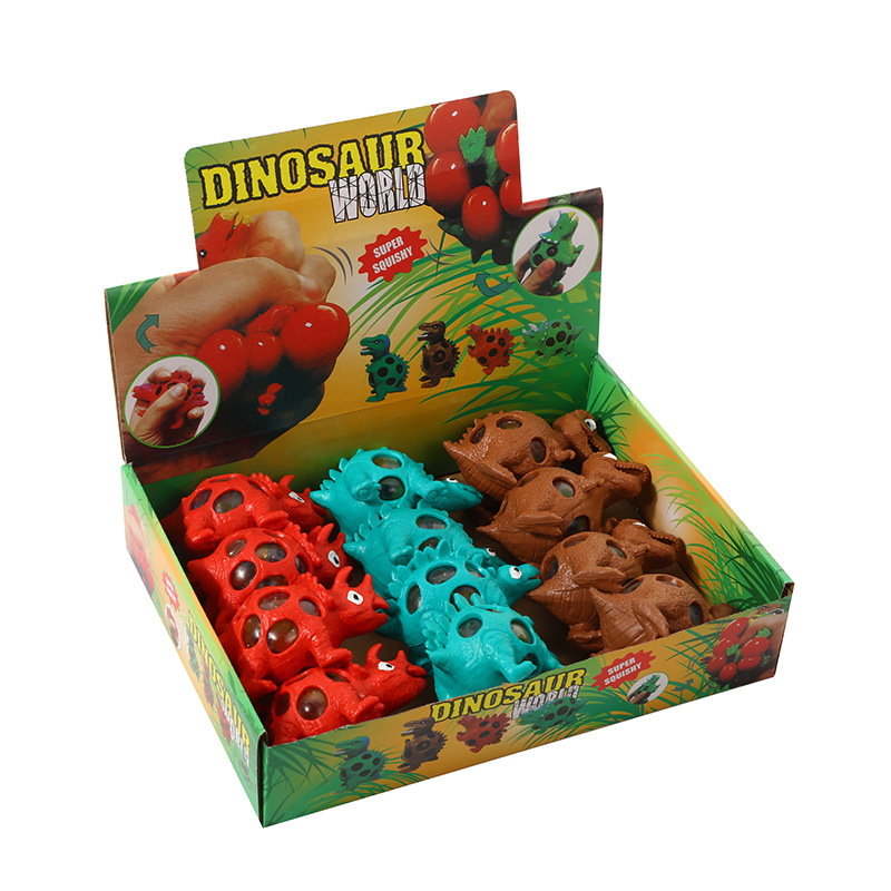 Creative, novel and unique dinosaur bead balls, stress-relieving grape balls, and novel toys for students to relieve stress and play with
