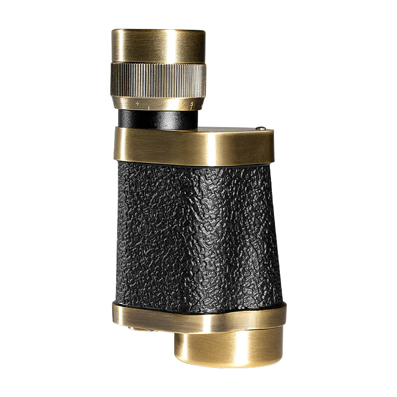 Source Manufacturer Of 62-Type 8X30 Bronze Telescope Outdoor Low-Light Night Vision With Coordinate Distance Measurement Mini High Height List Tube Item Picture