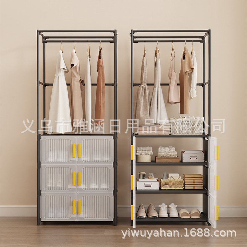 轻奢衣服置物架产品图