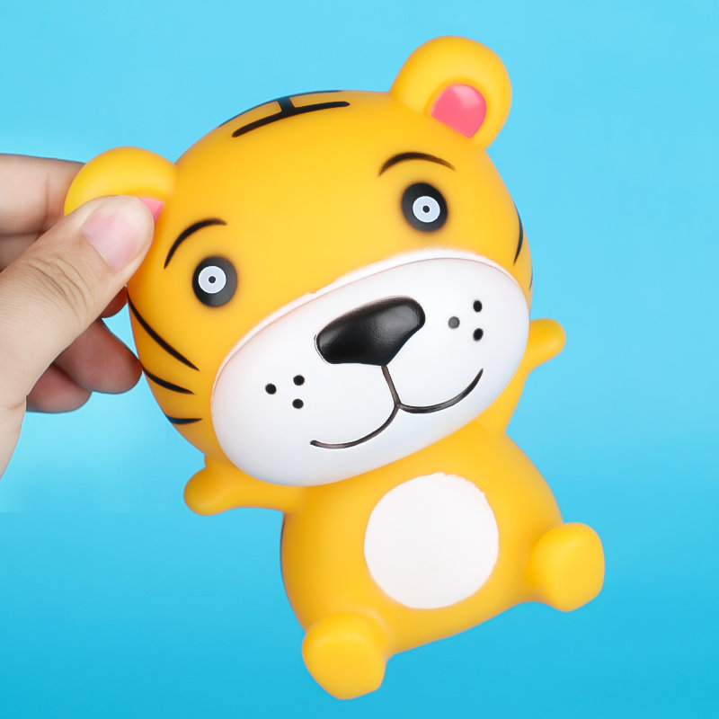 pvc stress-relieving Pinch Fun Little Tiger toys, creative stress-relieving gifts, stress-relieving gadgets, cute decorative items, simulation toys details Picture
