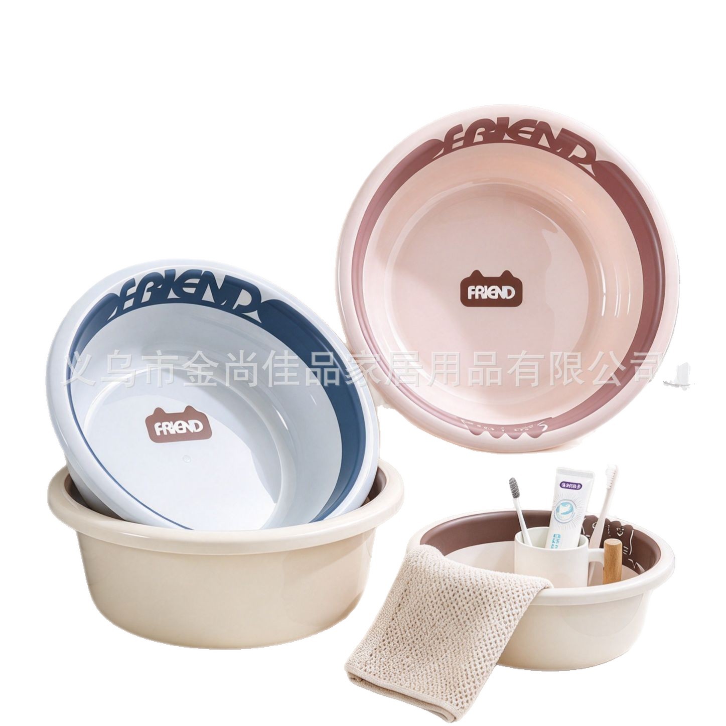 وحوض القط الكرتون المغلف بالبلاستيك المقوى، Washbasin، اغسل الملابس في المنزل Item Picture