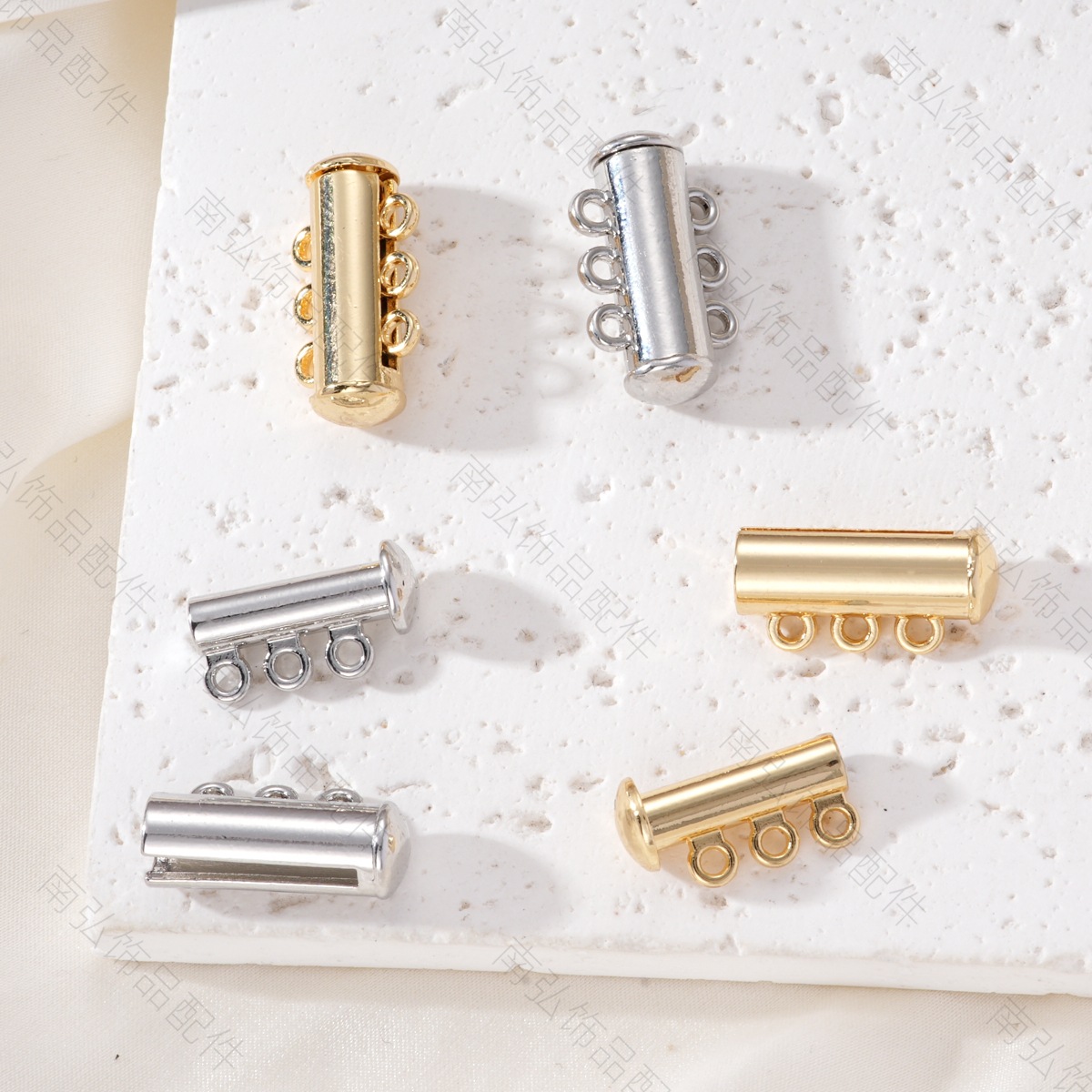 Magnetic buckle, spring buckle, row buckle, double row and multi-row pearl bracelet, necklace buckle, DIY handmade jewelry accessories wholesale