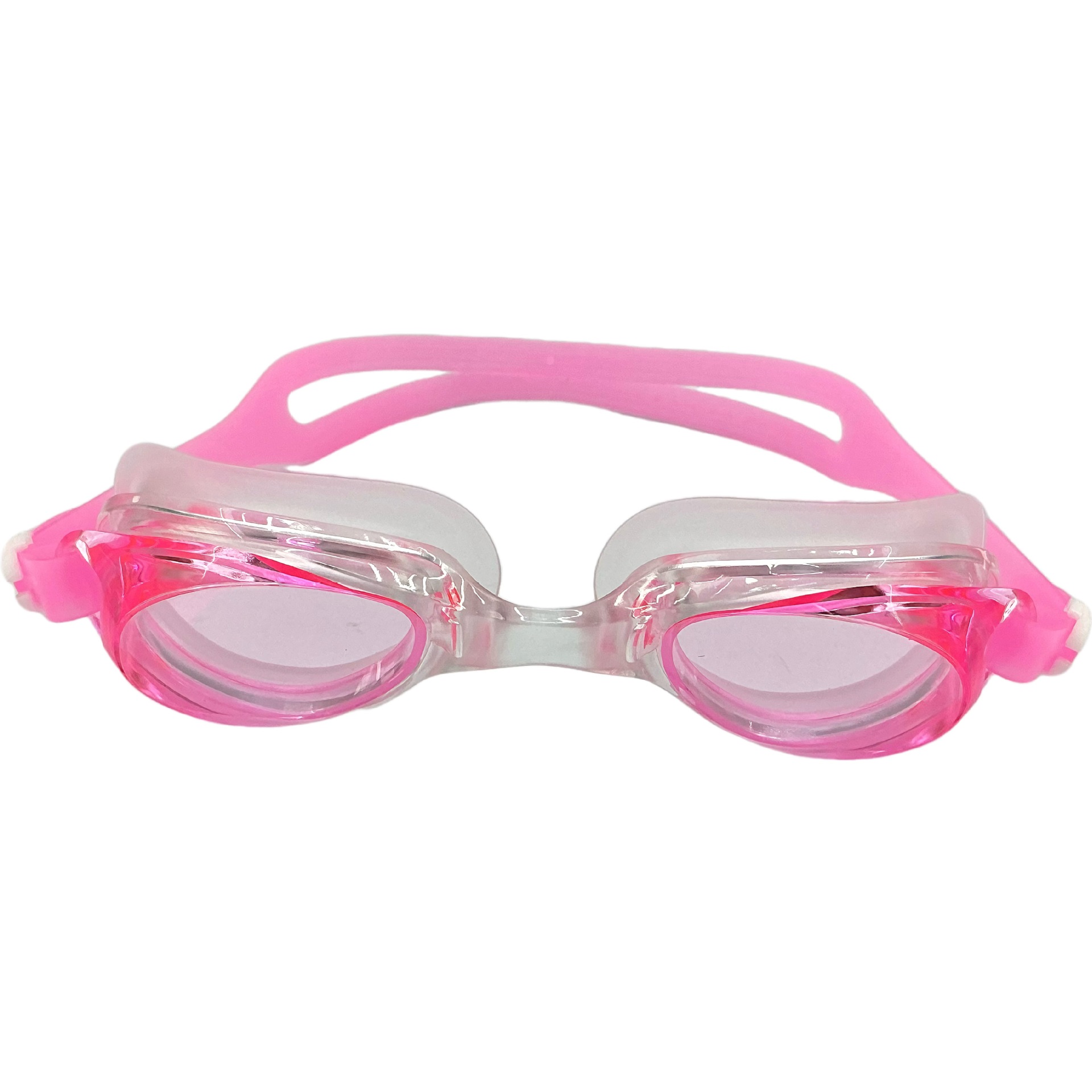 厂家直销防水眼镜儿童成人通用2025新款硅胶飞朵游泳泳镜批发现货白底实物图