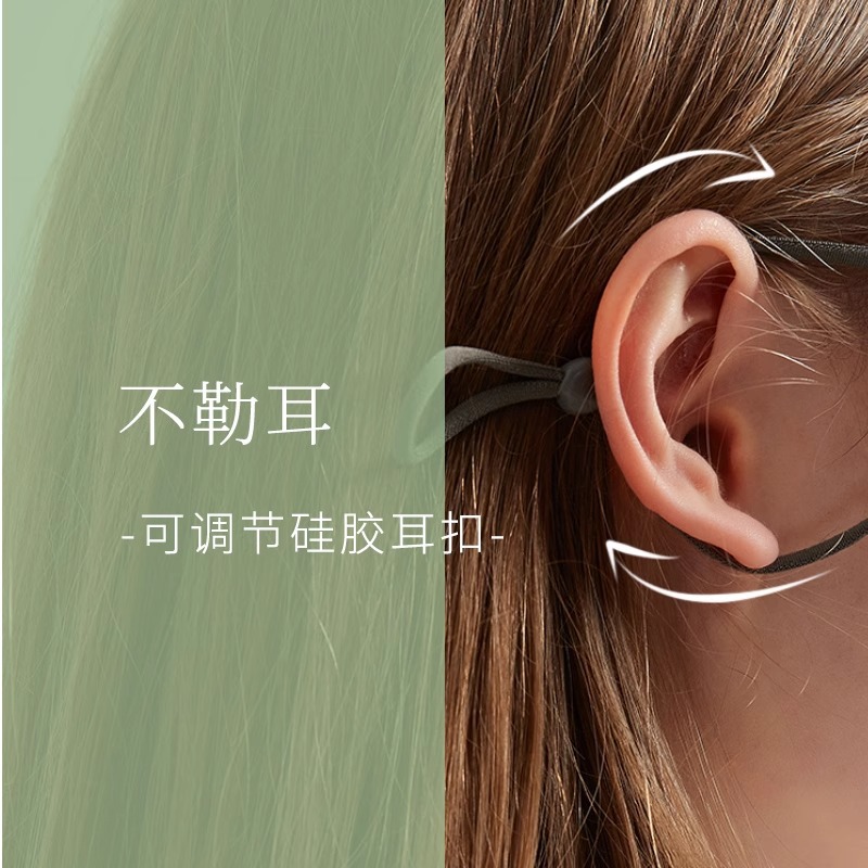 【 Double-sided Light-blocking 】 0-pressure-sensitive eye mask, comfortable and breathable sleep light-blocking, no eye pressure, relieves fatigue, no head constriction while sleeping details Picture