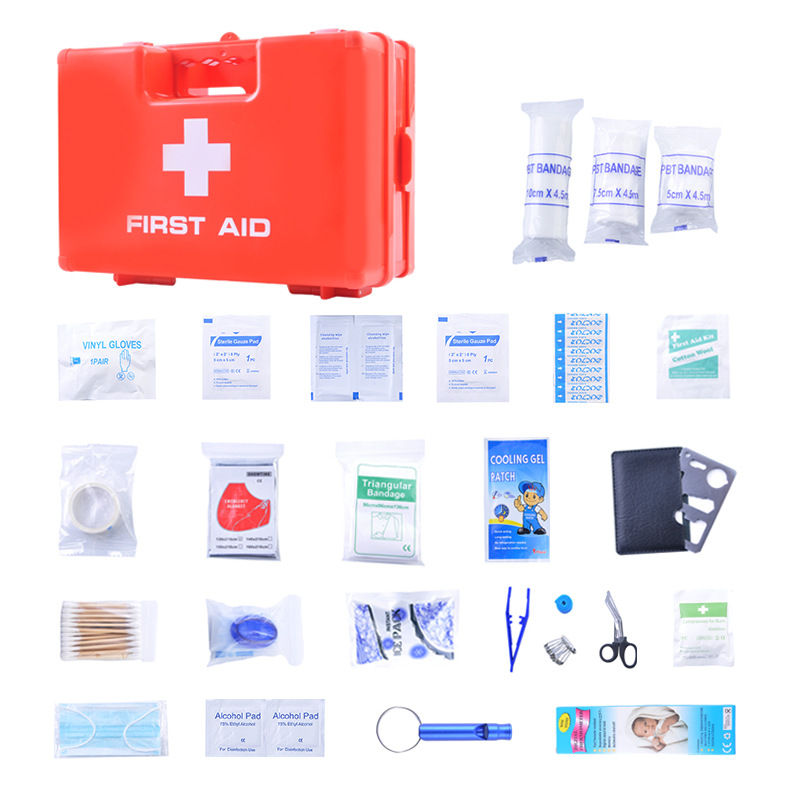 佩沃跨境车载便携救援应急医疗包户外家庭26种手提式大容量急救包