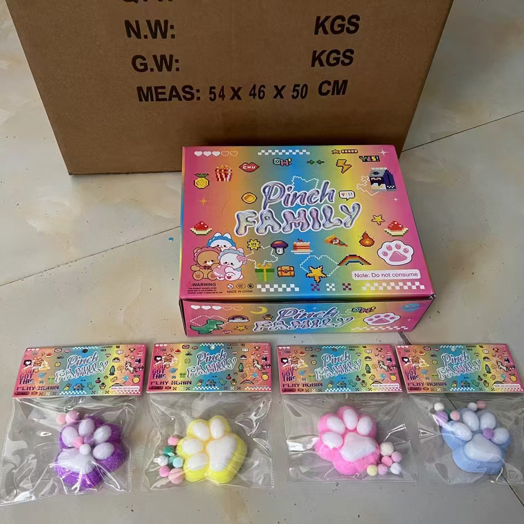 Plush cat PAWS, super soft, slow rebound, stress-relieving magic tool, stress-relieving and venting toy, mud-like simulation of kneading fun Specification image