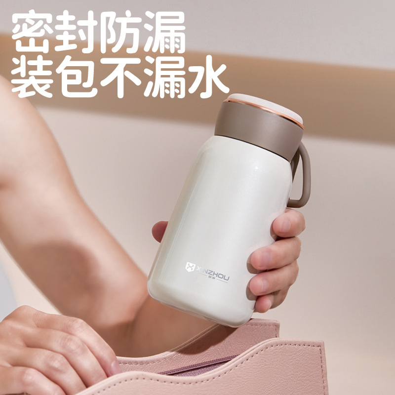 保温杯/钛杯/学生保温杯/儿童保温杯/保温杯儿童斜跨可爱产品图