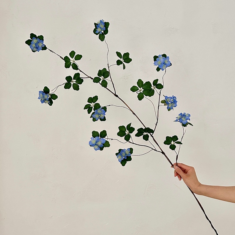 白桦树树叶/春天花园/微缩树桩古树/绿植仿真树/白桦树叶子细节图