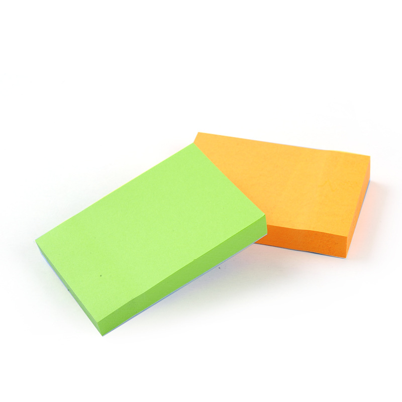 The manufacturer supplies wholesale of 3* 2-inch colored paper notice stickers, cute square sticky notes and post-it notes details Picture