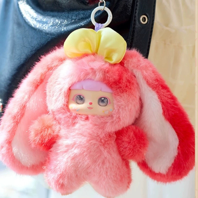 Here comes the official version of the "Three Little Hairs" brand's brand-new dreamy IP cat cub, KITTEN Magic Rabbit plush blind box Specification image