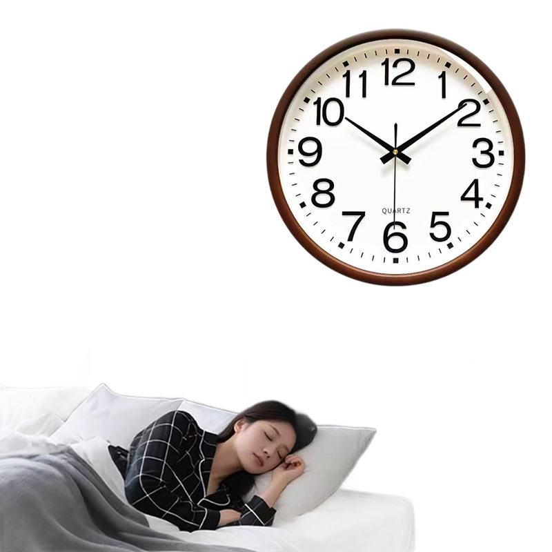 The home silent wall clock is simple and elegant in the living room and bedroom. The fashionable quartz clock is reflected in the home wall clock Item Picture