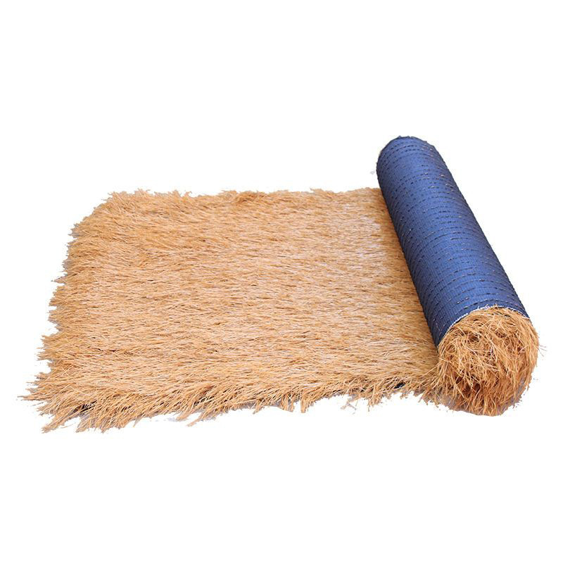 Cross-border hot-selling artificial thatch, scenic area decoration, artificial thatch tile roof, yellow plastic fake straw custom wholesale Item Picture
